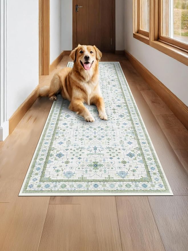 Hazo Haus Oushak Wide Hallway Runner Rug 2'6"x8' - Image 8