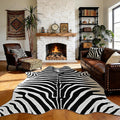 AROGAN Premium Faux Zebra Hide Rug 6.2 x 7 Feet, Sturdy and Large Size Zebra by AROGANAREARUG