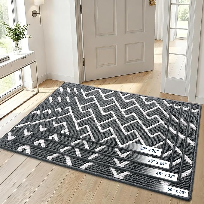 OLANLY Front Door Mat, Non-Slip Rubber Backing, Dirt Resistant and Absorbent - Image 9