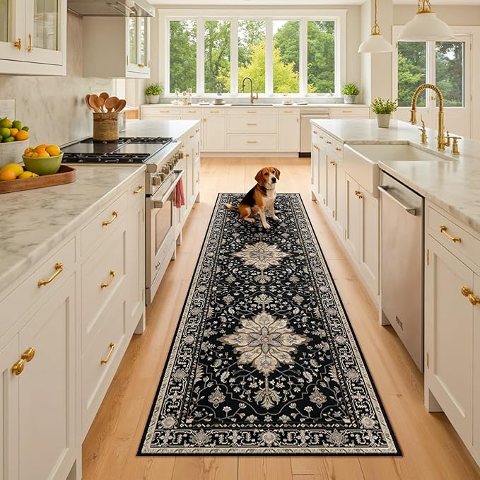 Area Rugs 2'x8' Runner Rug Non Slip Washable by RELEANY