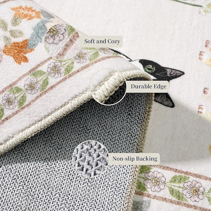 2'6"x8' Washable Kitchen Runner Rug - Image 3