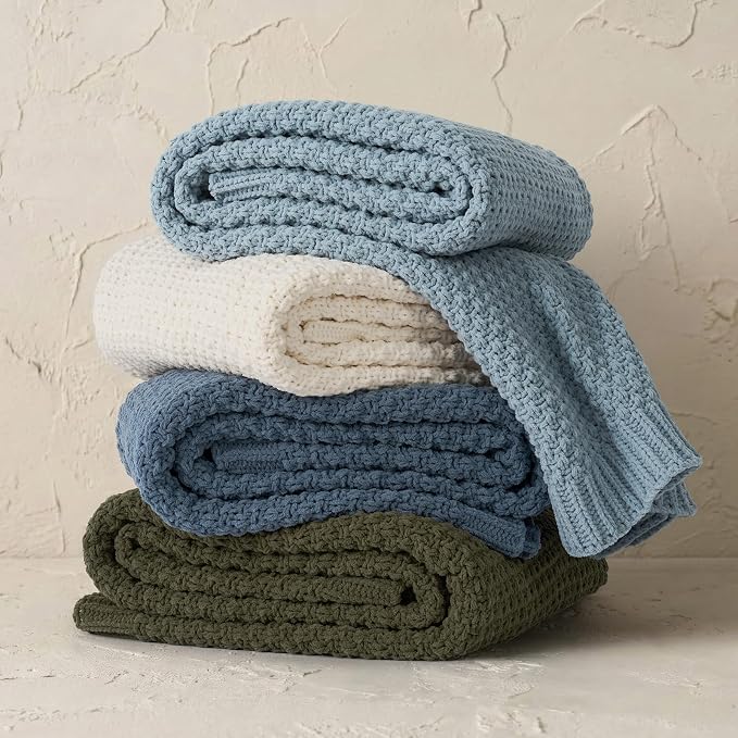 EVERGRACEHOME Chunky Chenille Knit Throw Blanket - Image 7