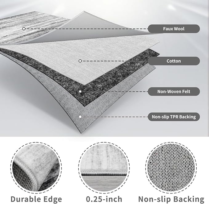 4x10 Wide Washable Runner Rug: Easy-to-Clean Runners - Image 7