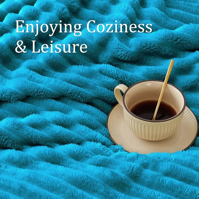 BEDELITE Twin Blanket for Couch & Bed, 300GSM Soft & Warm Fleece Blanket - Image 5