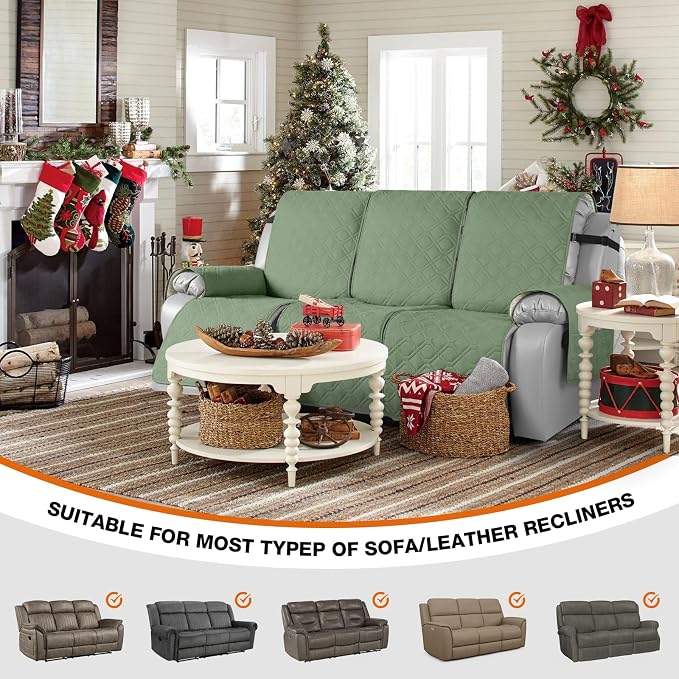 VANSOFY Waterproof Recliner Couch Covers, Sofa Covers Non-Slip 1-Piece Washable - Image 5