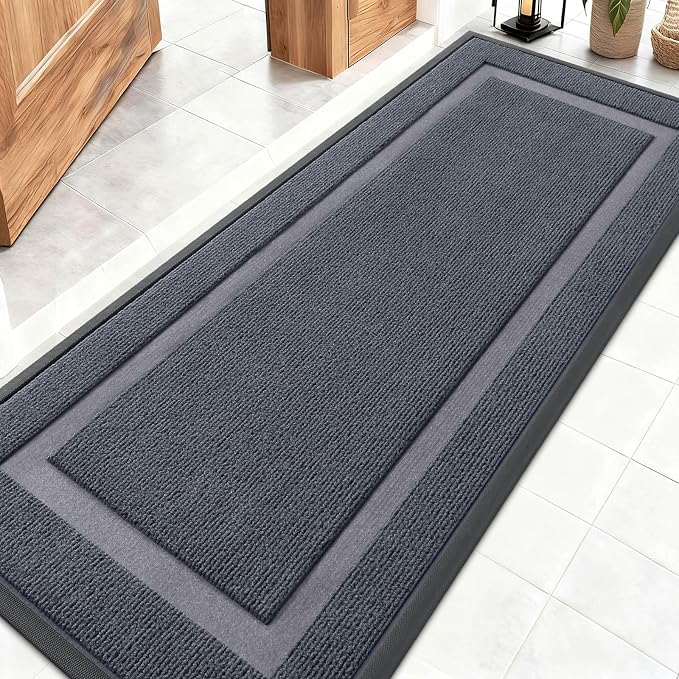 OLANLY Front Door Mat Indoor Outdoor Entrance, Waterproof All-Season, by OLANLY