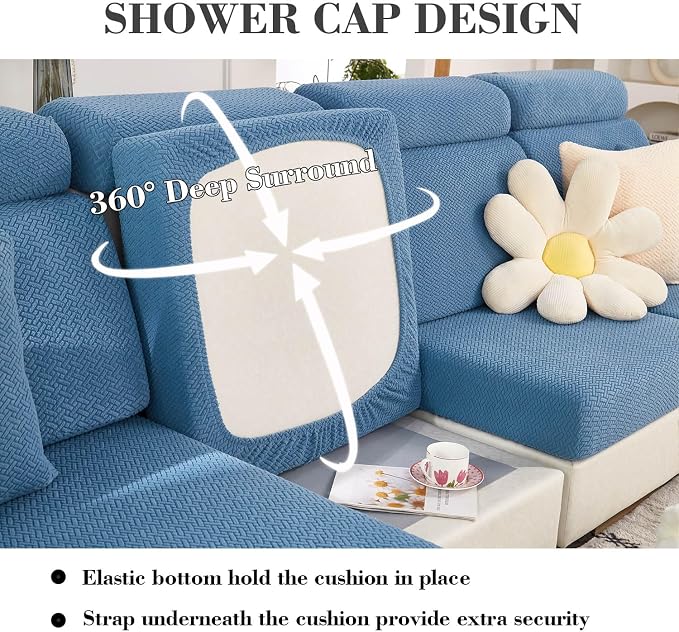 Sofa Covers Couch Covers for Sofa Pet Friendly Couch Cushion Covers Universal - Image 3