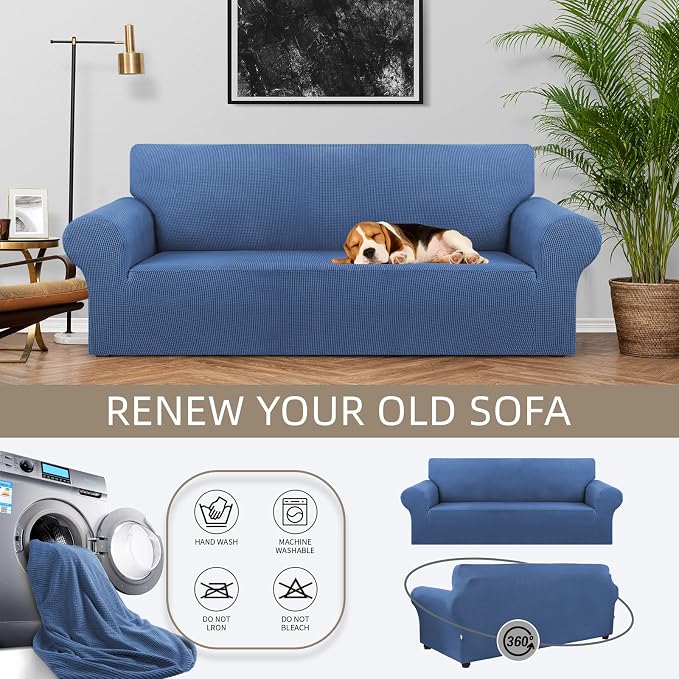 KEKUOU Stretch Sofa Cover Slipcover ，Couch Covers - Image 3