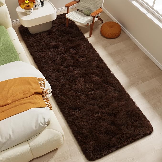 LOCHAS Ultra Soft Indoor Modern Area Rugs 2x8, Fluffy Living Room Carpets - Image 2