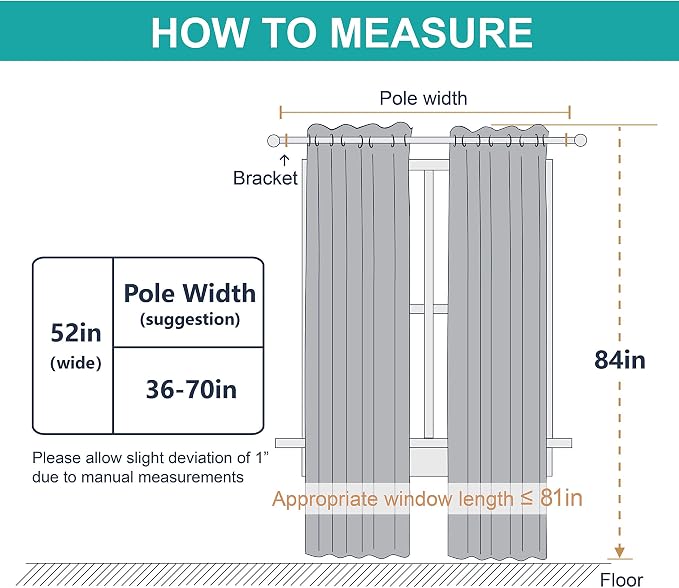 NICETOWN 100% Blackout Curtain Set, Thermal Insulated & Energy Efficiency - Image 7