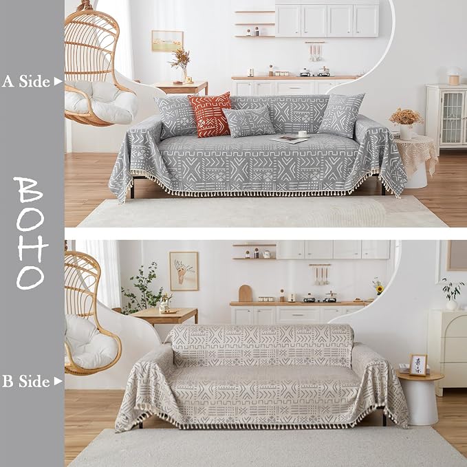 HANDONTIME Bohemian Couch Cover - Image 2