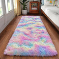 Rainbow Runner Rugs for Bedroom, 2x6 Rug Runners for Cute Girls Room, Bedside by Quntue