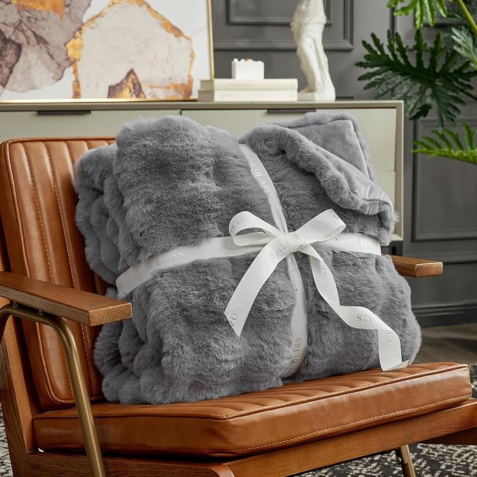 Cozy Bliss Faux Fur Throw Blanket - Image 4