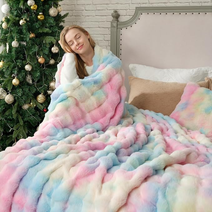 Cozy Bliss Faux Fur Throw Blanket - Image 8