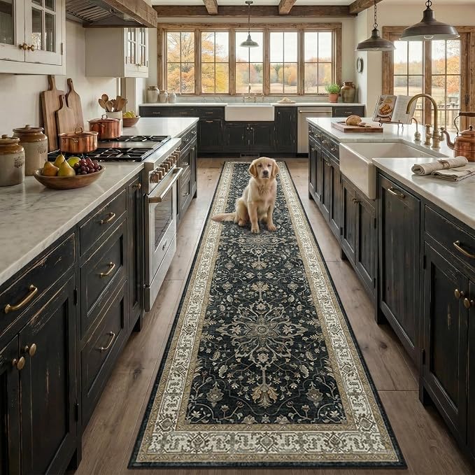 Area Rugs 2'x10' Runner Rug Non Slip Washable by RELEANY