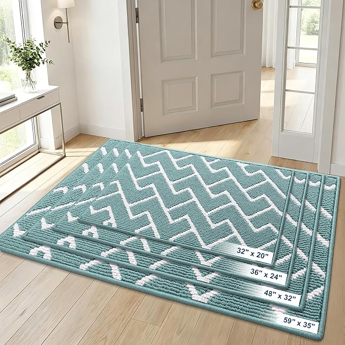 OLANLY Front Door Mat, Non-Slip Rubber Backing, Dirt Resistant and Absorbent - Image 9