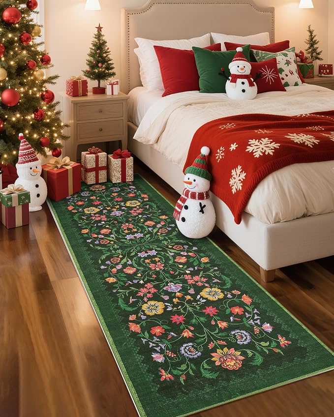 GarveeHome Floral Rug 2.5x10 Runners - Image 2