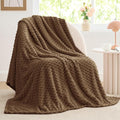 BEDELITE Brown Large Throw Blanket by BEDELITE
