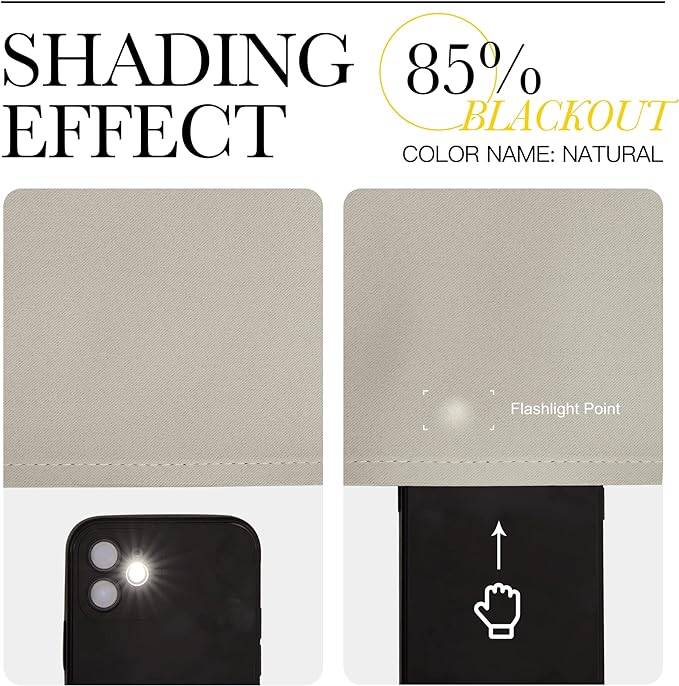 NICETOWN Blackout Curtains for Living Curtains, Room Darkening Window Curtain - Image 5