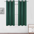 LEMOMO Green Blackout Curtains 34 x 54 Inch Length/Set of 2 Curtain by Lemomo