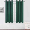 LEMOMO Dark Green Bedroom Blackout Curtains/38 x 54 Inch Long/Set of 2 Curtain by Lemomo