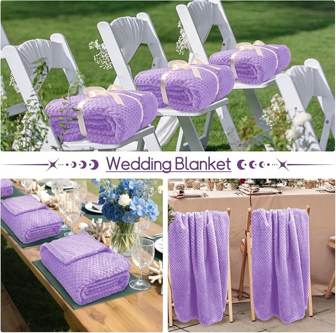 4 Pack Fleece Throw Blankets 50x60 Inches - Image 7