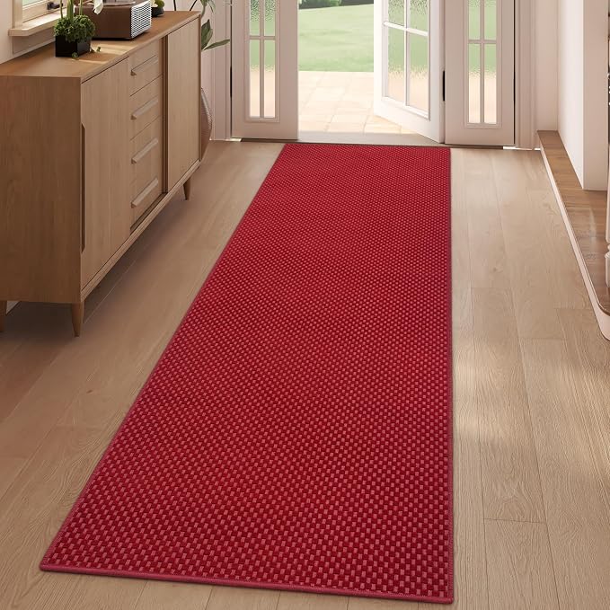 YDKGL 2x6 ft Kitchen Runner Rug Mat Non Slip Boho Woven Hallway Runner Washable - Image 3