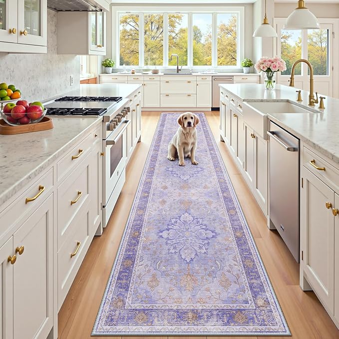 RELEANY Area Rugs 2'x10' Runner Rug Non Slip Washable by RELEANY