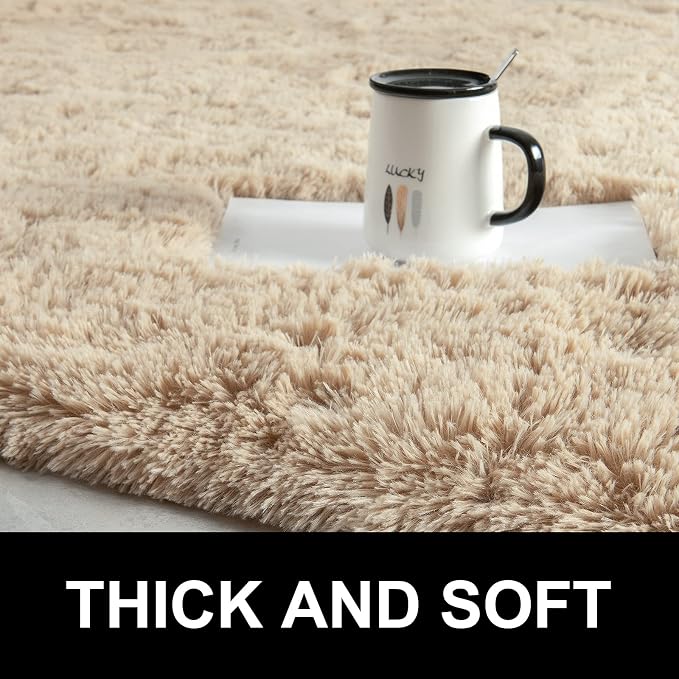LOCHAS Ultra Soft Indoor Modern Area Rugs Fluffy Living Room Carpets - Image 8