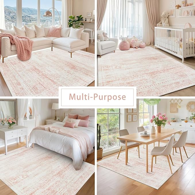Washable Rugs 9x12 Area Rugs for Living Room, Rugs for Bedroom, Large Carpets - Image 5