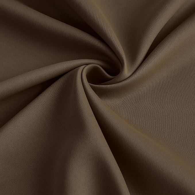 Brown Blackout Curtains 156 Inches Long 13 feet Tall, Extra Long Pinch Pleats - Image 7