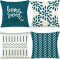 YCOLL Pillow Covers 18x18 Set of 4, Modern Sofa Throw Pillow Cover, Decorative by PillowCoversExpert