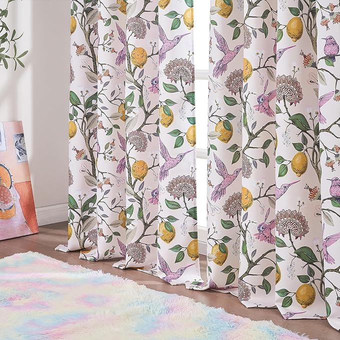 Topfinel Pink Blackout Window Curtains 72 Inch Length 2 Panels - Image 4