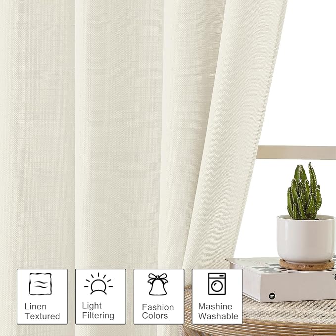 OWENIE Bob 1 PCS Ivory Valances - Image 2