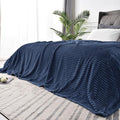 BEDELITE Fleece Throw Blanket for Couch – 3D Ribbed Jacquard Soft and Warm by BEDELITE