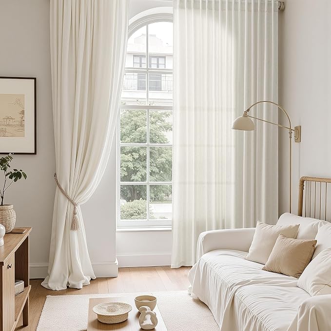 Nanspring Natural Linen Curtains - Image 8