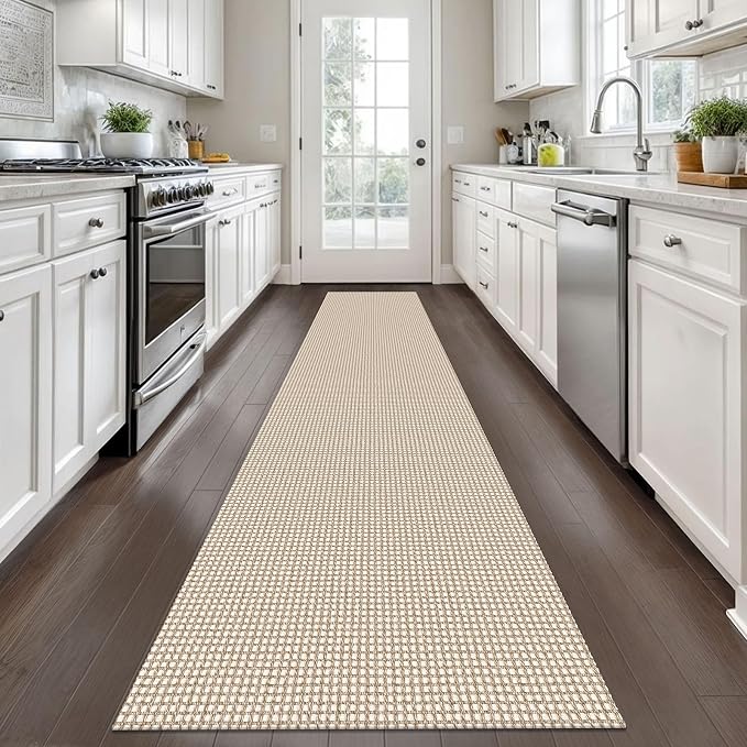 KOZYFLY Long Runners for Hallways 2x12 ft Washable Kitchen Runner Non Slip - Image 2