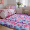 Ultra Soft Rainbow Rugs for Bedroom Girls 3x5 Ft, Colorful Princess Carpet | by PAGISOFE