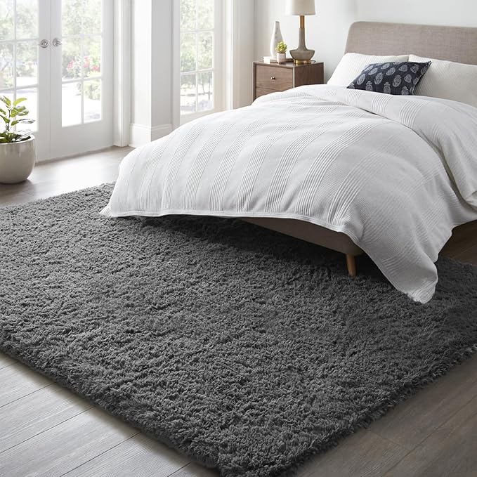 Ophanie 6x9 Area Rugs, Upgrade Non-Slip Fluffy Soft Rugs - Image 3