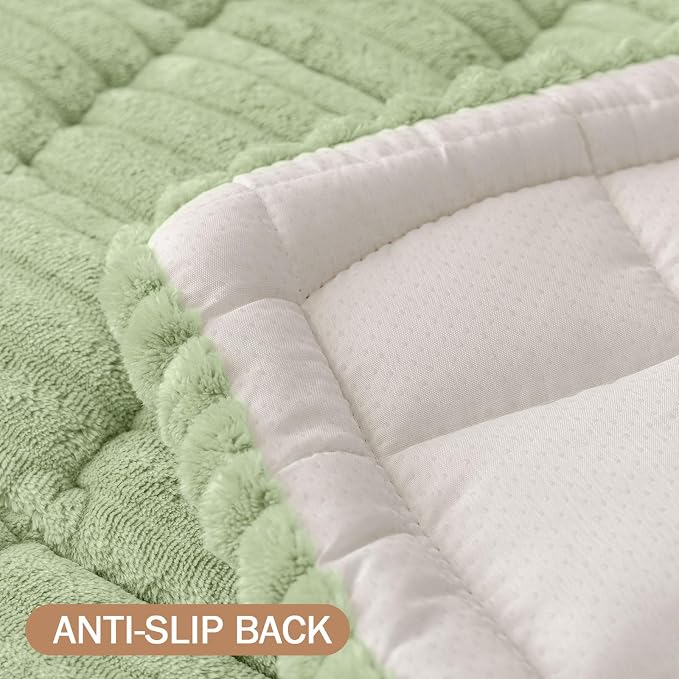Smiry Couch Cover for Dogs Washable, Non Slip Fuzzy Pet Couch Covers for 3 - Image 10