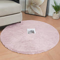 ORINOVA Pink Boho Faux Rabbit Fluffy Fur Rugs by ORINOVA