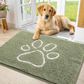 Smiry Dog Door Mat for Muddy Paws, Absorbent Dirt Trapper Non Slip Quick Dry by Smiry