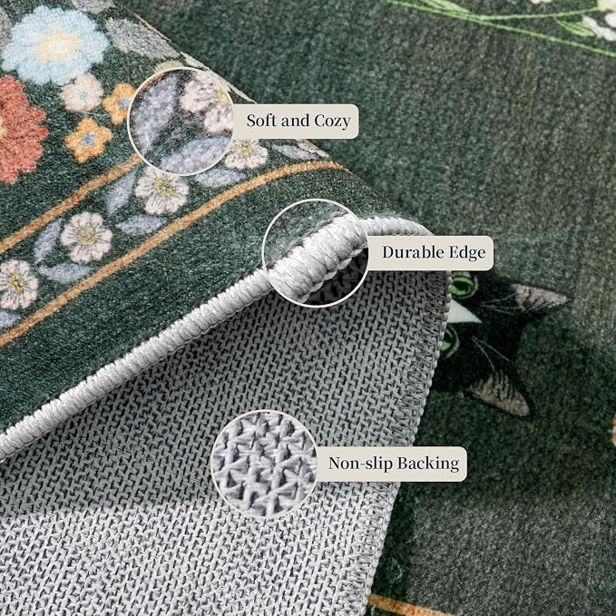 2'6"x8' Washable Kitchen Runner Rug - Image 3