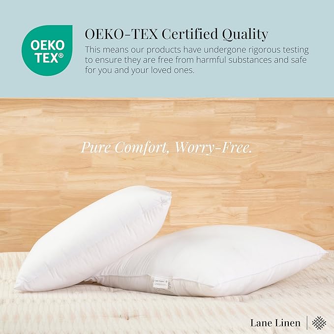 LANE LINEN Throw Pillow Inserts 18" x 18" - Image 4