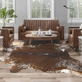 AROGAN Western Decor Faux Fur Cowhide Rug, 6.2x7 Feet Premium Animal Skin Cow by AROGANAREARUG