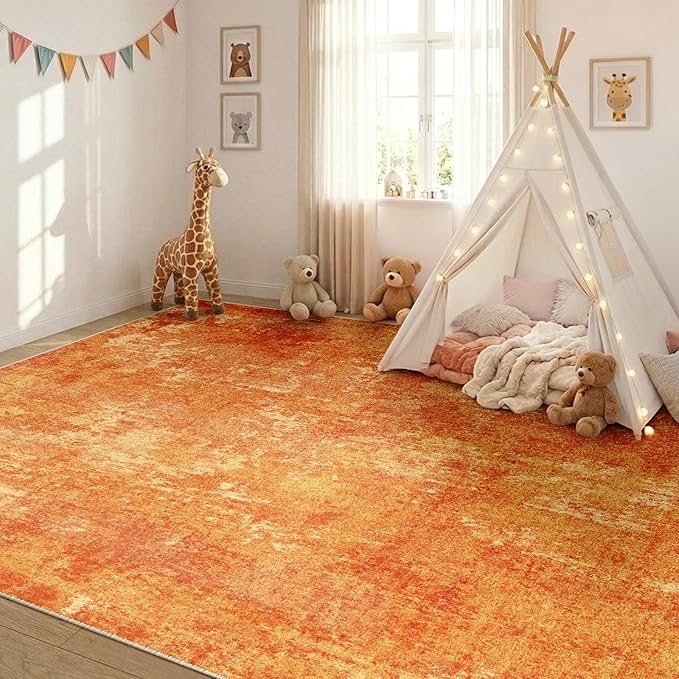 Washable Area Rugs 5'x7' Non-Slip Modern Abstract Soft - Image 4