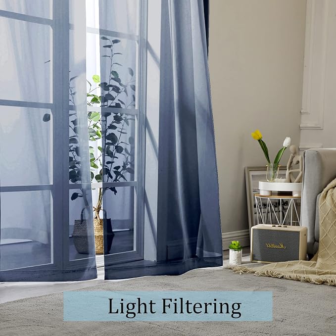 OWENIE Sheer Curtains - Image 3