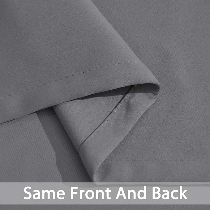 Yakamok Short Blackout Curtains 36 inches, Grommet Thermal Insulated Small - Image 6