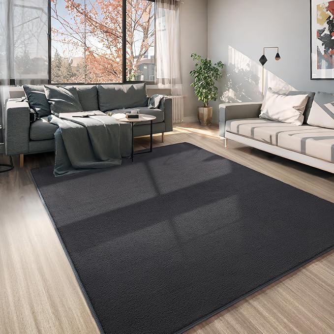 AROGAN Modern Shag Area Rug for Living Room, 6x9 Feet Washable Rugs for Bedroom - Image 4