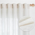 MYSKY HOME Natural Curtains 84 Inches Long, Semi Sheer Light Filtering Soft by MYSKYHOME